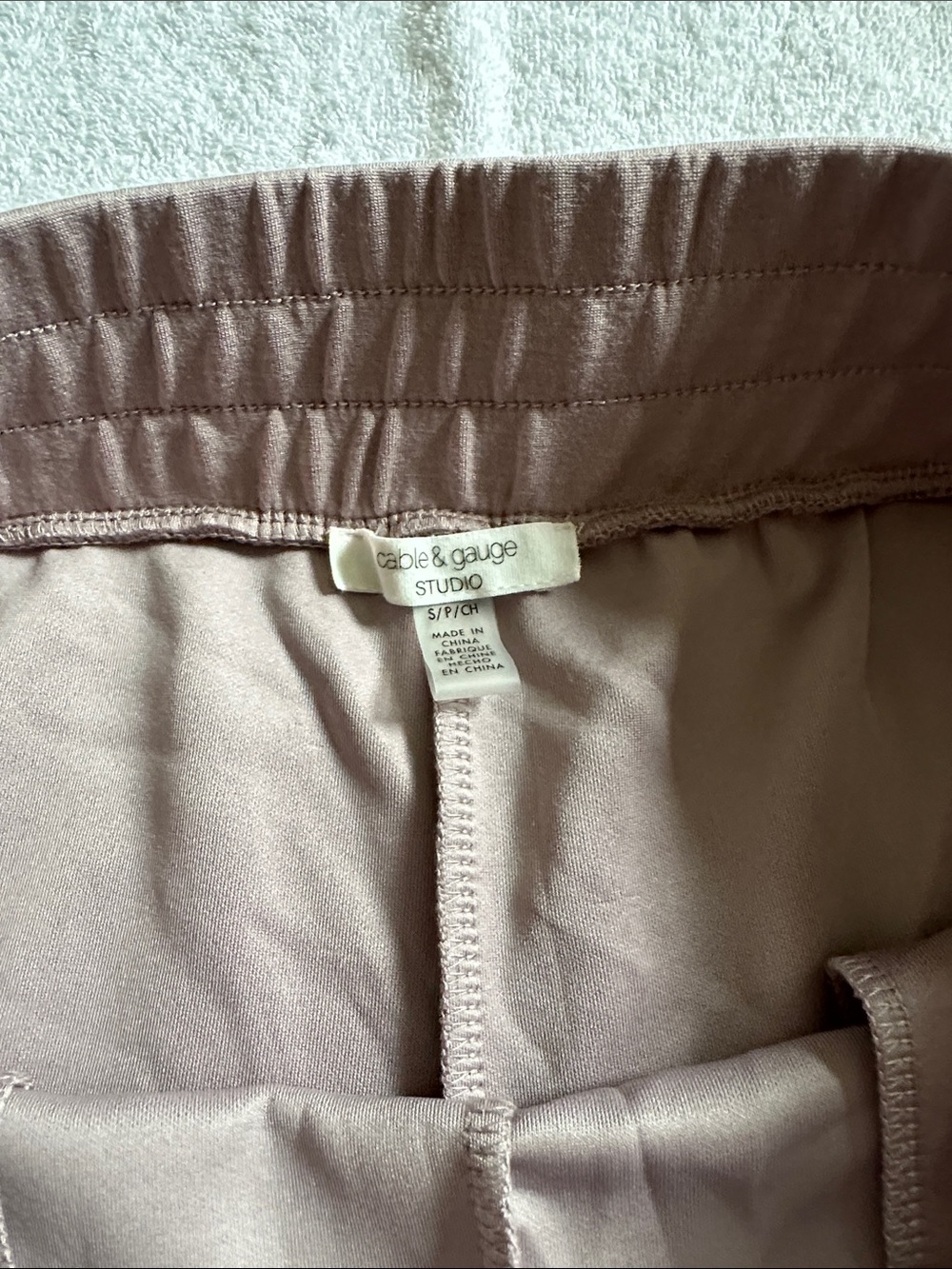 Cable & Gauge Juniors Mauve Two-Piece Zip Front Hoodie and Short Set Size S - Picture 9 of 10